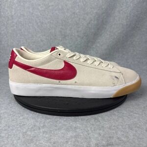 Nike SB Blazer Low GT Grant Taylor Mens 12 Sail Cardinal Red 704939-105
